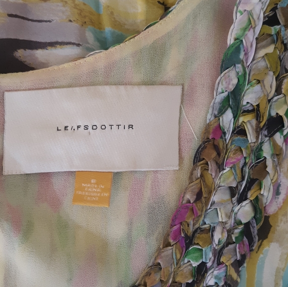 Anthro leifsdottir silk sundress sz 8 *C7 - Picture 3 of 7